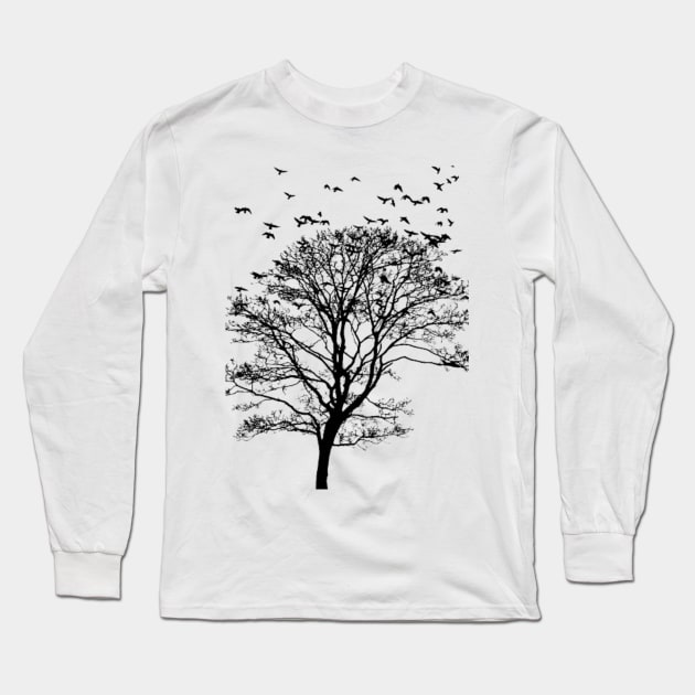 Tree forest Long Sleeve T-Shirt by Aza03